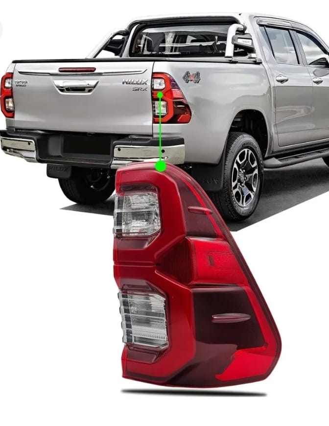 Kit Transf Hilux 16 a 24 Para Srx 25 Completo Farol E Lanterna - Imagem 4