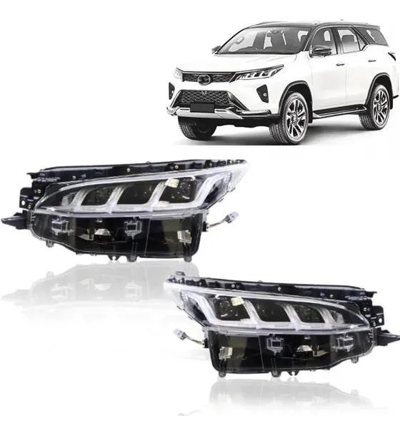 Farol Toyota Hilux Sw4 2021 A 2024 Led Drl O Par - Imagem 2