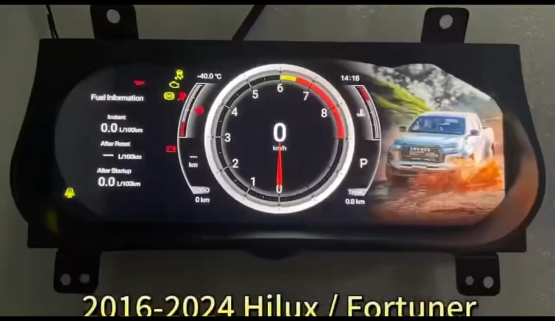 Painel Digital Hilux Gr 16 A 2024 Com Velocímetro Integrado - Imagem 4